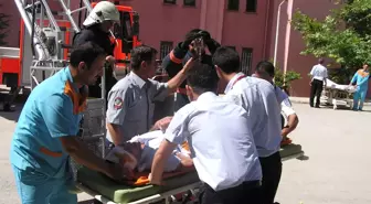 Beydağı Devlet Hastanesi'nde Yangın ve Deprem Tatbikatı