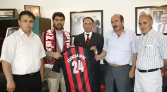 Erzincanspor Yönetimi'nden Başkan Çakır'a Ziyaret