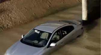 Otomobilin Uçtuğu Kanalda Kaybolan 2 Kişiye Ulaşılamadı