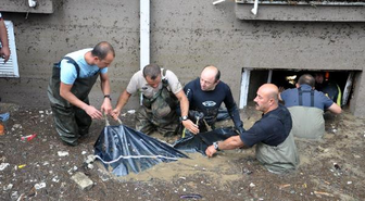 Samsun'da Sel Felaketi