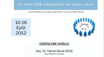 Adü 'İyi Yönetişim Yaz Okulu'na Tübitak'tan Destek