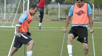 Ampute Milli Futbol Takımı Aksaray'da Kampa Girdi