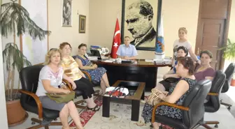 CHP Kadın Kolları'ndan Başkan İşbilen'e Ziyaret