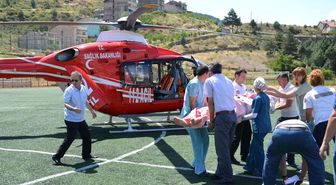 Ambulans Helikopter, AK Parti İlçe Başkanı'nın Amcası İçin Havalandı