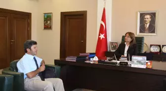 Orman İşletme Müdürü Aykut Satırlı'dan Neü Rektörüne Ziyaret