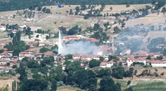 Dursunbey'de Korkutan Yangın