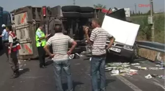 Manisa'da Zincirleme Kaza: 1 Ölü, 2 Yaralı