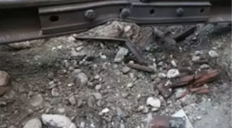 İslahiye'de Yük Treninin Geçişi Esnasındaki Patlama