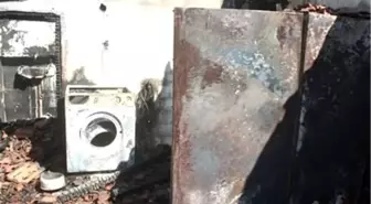 Tüpten Sızan Gaz Evi Kül Etti