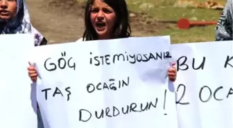 Ortageçit Köylülerinin Taş Ocağı Tepkisi