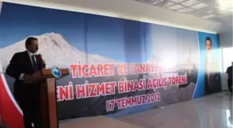 TOBB Başkanı Hisarcıklıoğlu Ağrı'da