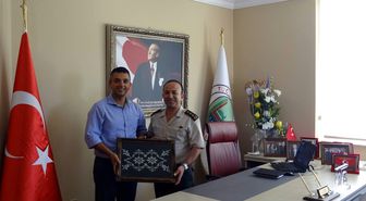 Alay Komutanından Veda Ziyareti