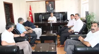 BDP'li Kaplan, İdil Kaymakamına Nezaket Ziyaretinde Bulundu