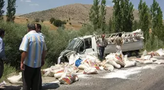 Göksun'da Trafik Kazası: 2 Yaralı