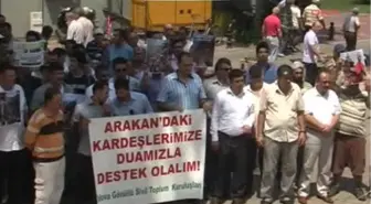 Yalova'da Arakan'daki Vahşet Protesto Edildi