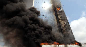 Polat Tower'daki Yangının Nedeni Elektrik Kontağı