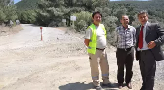 Eynez Köyünün Yolu Asfaltlanıyor