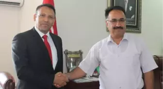 Rektör Yılmaza Makamında Ziyaret