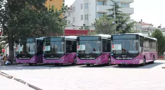 Turhal Belediyesi'ne 7 Yeni Otobüs