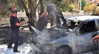 Lpg'li Araç Cayır Cayır Yandı