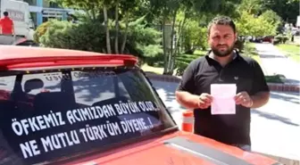 Teröre Tepki Gösteren Vatandaş Trafik Cezası Yedi