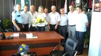 AK Parti Uzunköprü İlçe Teşkilatı Emniyet Müdürü Ahmet Kenar'ı Ziyaret Etti