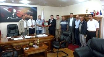 Başkan Arslan'a Makamında Ziyaret
