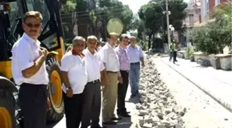 Burhaniye'de Elektrik Hattı Yer Altına Alınıyor