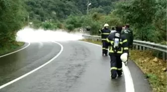 Lpg Tankeri Devrildi Herkes Alarma Geçti