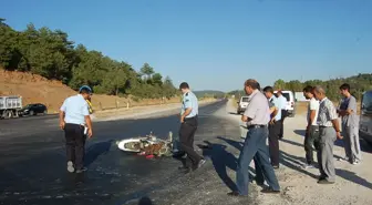 Otomobille Çarpışan Motosiklet Sürücüsü Ağır Yaralandı