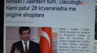 Davutoğlu Arnavut Halkı ile Ortak Bir Kültür ve Tarihe Sahibiz