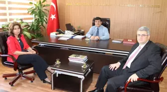 Ulusal Ajans Proje Uzmanlarından Milli Eğitim Müdürü Aksoy'a Ziyaret