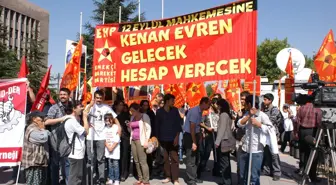 12 Eylül Davası Öncesi Protesto