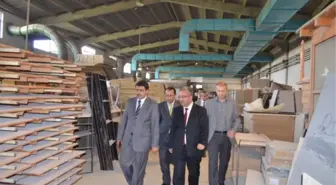 Vali Şahin, Mormaş Fabrikasında İncelemede Bulundu