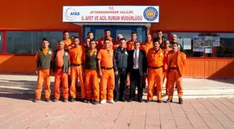 Afyonkarahisar Afad Müdürlüğü Personeli Adıyaman'da Göreve Başladı