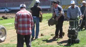 Elazığ Atatürk Stadı'ndaki Tadilat Çalışmaları