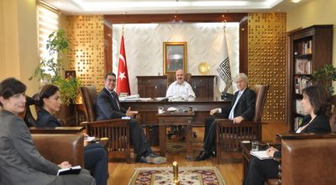 Prof. Dr. Serdar Bedii Omay'a Makamında Ziyaret
