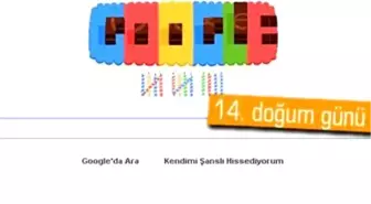 Google 14. Doğum Gününü Hazırladığı Doodle ile Kutladı