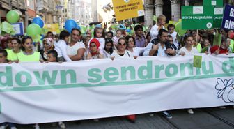 Down Sendromlular 'Biz Buradayız' Dedi