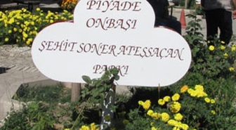 Şehidin Adı Parka Verildi