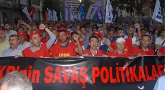 İzmir'de Tezkere Protestosu