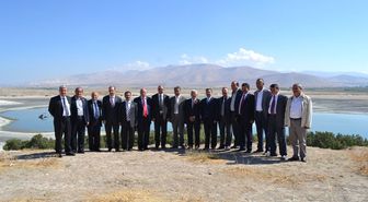 İl Genel Meclis Üyeleri Akkaya Barajında İncelemede Bulundu