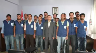 Muş İş Kur Müdürü Taylan, Bulanık Belediyesi'deki İşçileri Ziyaret Etti