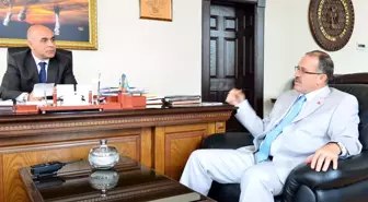 Yakutiye Kaymakamı Katırcı'dan Başkan Korkut'a Ziyaret