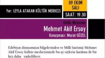 Murat Güzel, Mehmet Akif'i Anlatacak