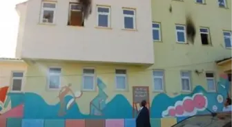 Okula Ses Bombası ve Molotofkokteyli Atıldı