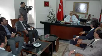 Gazeteciler Cemiyeti'nden Emniyet Müdürü Naci Kuru'ya Ziyaret