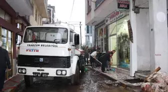 Trabzon ve Rize'deki Sağanak