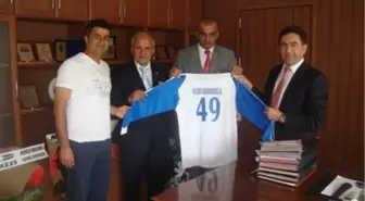 Yeşilyurtspor Kulübü'nden Kaymakam Nesim Babahanoğlu'na Ziyaret