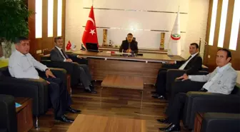 Tahmazoğlu'ndan Oğuzeli Belediye Başkanlığına Ziyaret